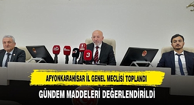 İl Genel Meclisinde Gündem Maddeleri Değerlendirildi
