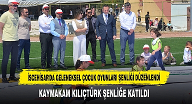 İscehisar'da Geleneksel Çocuk Oyunları Şenliği Düzenlendi