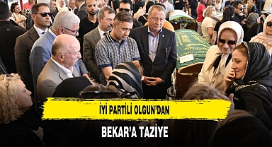 İYİ Partili Olgun'dan Bekar'a Taziye