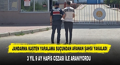Jandarma Kasten Yaralama Suçundan Aranan Şahsı Yakaladı