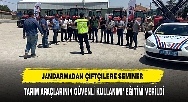 Jandarmadan Çiftçilere Seminer