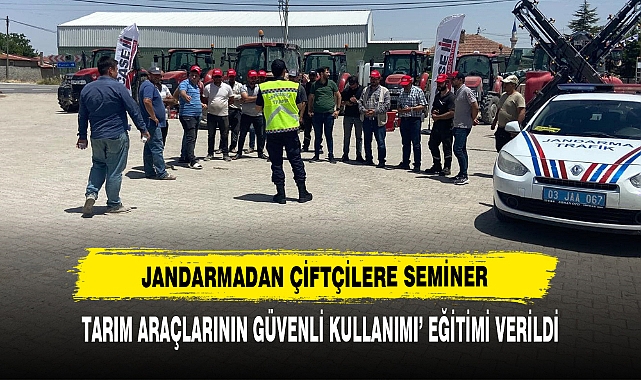 Jandarmadan Çiftçilere Seminer