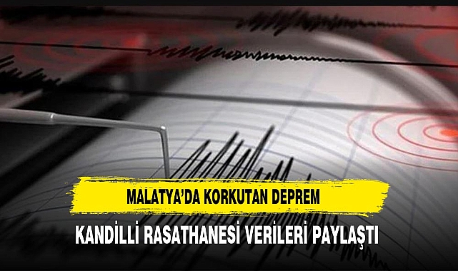 Kandilli Rasathanesi Açıkladı  Malatya'da 3.0 Şiddetinde Deprem