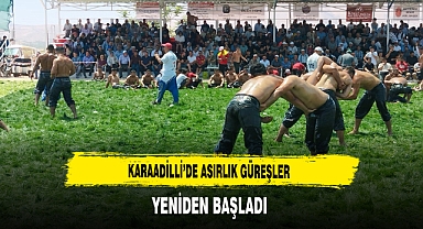 Karaadilli’de Asırlık Güreşler Yeniden Başladı