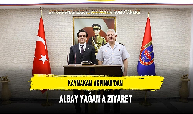 Kaymakam Akpınar'dan Albay Yağan'a Ziyaret