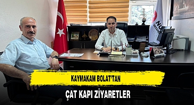 Kaymakam Bolat'tan Çat Kapı Ziyaretler