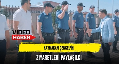 Kaymakam Çengel'in Ziyaretleri Paylaşıldı