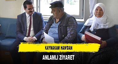 Kaymakam Han'dan Anlamlı Ziyaret
