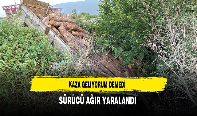 Kaza Geliyorum Demedi Sürücü Ağır Yaralandı