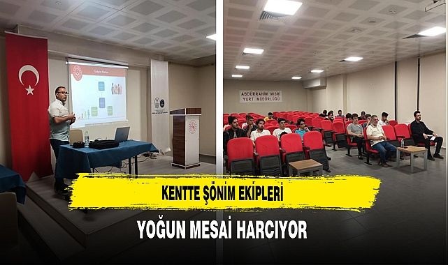 Kentte ŞÖNİM Ekipleri Yoğun Mesai Harcıyor