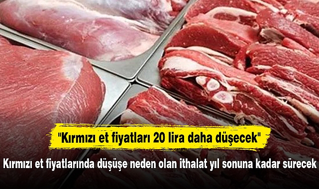 Kırmızı et fiyatlarında düşüşe neden olan ithalat yıl sonuna kadar sürecek