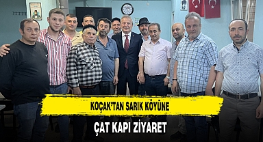 Koçak'tan Sarık Köyüne Çat Kapı Ziyaret