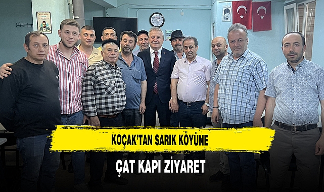 Koçak'tan Sarık Köyüne Çat Kapı Ziyaret