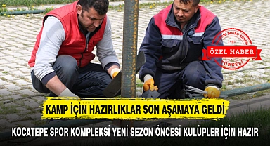 KOCATEPE SPOR KOMPLEKSİ YENİ SEZON ÖNCESİ KULÜPLER İÇİN HAZIR