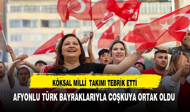 KÖKSAL, A Milli Futbol Takımı'nı Kent meydanında dev ekranda izledi