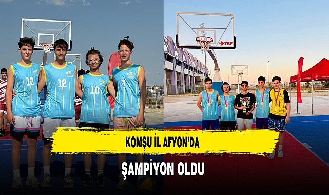 Komşu İl Afyon’da Şampiyon Oldu
