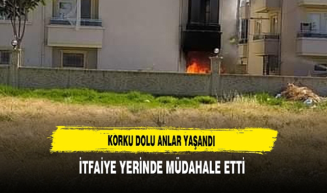 Korku Dolu Anlar Yaşandı İtfaiye Yerinde Müdahale Etti