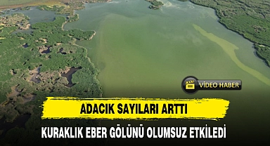 KURAKLIK EBER GÖLÜNÜ OLUMSUZ ETKİLEDİ