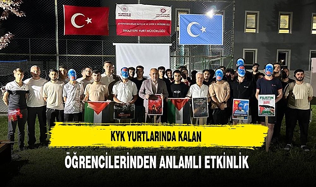 KYK Yurtlarında Kalan Öğrencilerden Anlamlı Etkinlik