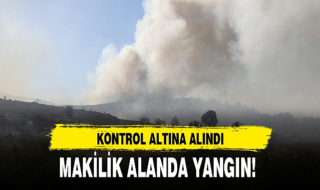 MAKİLİK ALANDA YANGIN!