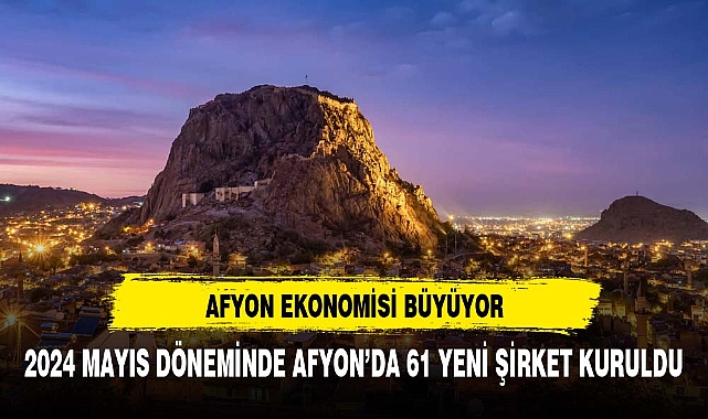 Mayıs 2024 Döneminde  Afyonkarahisar'da 61 Yeni Şirket Kuruldu