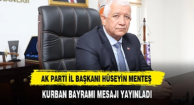 MENTEŞ KURBAN BAYRAMI MESAJI YAYINLADI