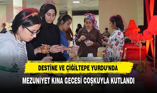 MEZUNİYET KINA GECESİ COŞKUYLA KUTLANDI