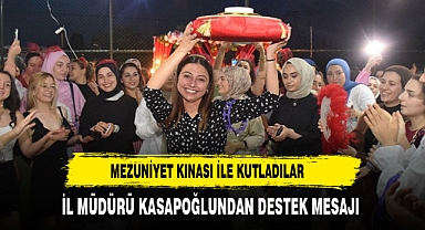 MEZUNİYET KINASINDA DÖRT YILIN YORGUNLUĞUNU ATTILAR