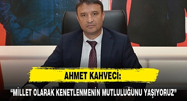 “MİLLET OLARAK KENETLENMENİN MUTLULUĞUNU YAŞIYORUZ”