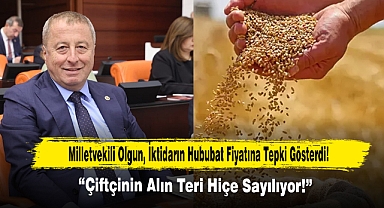 Milletvekili Olgun, İktidarın Hububat Fiyatına Tepki Gösterdi!
