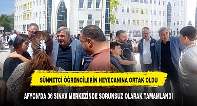 MİLLİ EĞİTİM MÜDÜRÜ SÜNNETCİ LGS HEYECANINA ORTAK OLDU