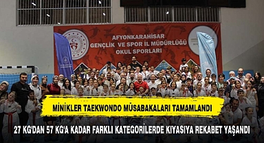 MİNİKLER TAEKWONDO MÜSABAKALARI BAŞLADI