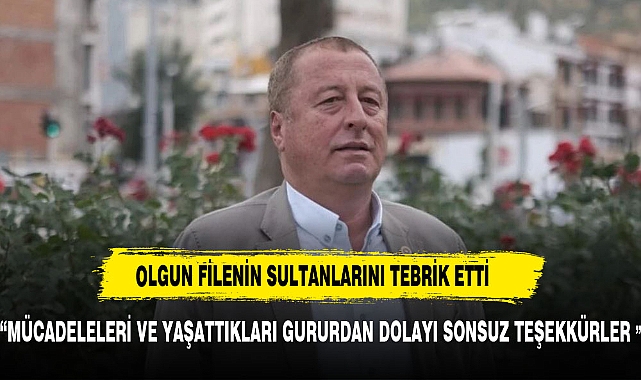 "MÜCADELELERİ VE YAŞATTIĞI GURURDAN DOLAYI SONSUZ TEŞEKKÜRLER"