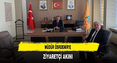 Müdür Örsdemir'e Ziyaretçi Akını