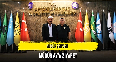Müdür Şen'den Müdür Ay'a Ziyaret