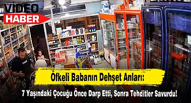 Öfkeli Babanın Dehşet Anları: 7 Yaşındaki Çocuğu Önce Darp Etti, Sonra Tehditler Savurdu!