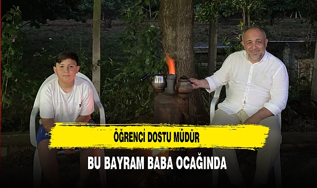 Öğrenci Dostu Müdür Baba Ocağında Sevinçle Karşılandı