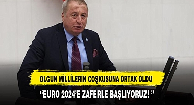 OLGUN MİLLİLERİN COŞKUNA ORTAK OLDU