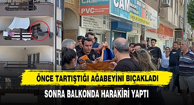 Önce Tartıştığı Ağabeyini Bıçakladı Sonra Balkonda Harakiri Yaptı