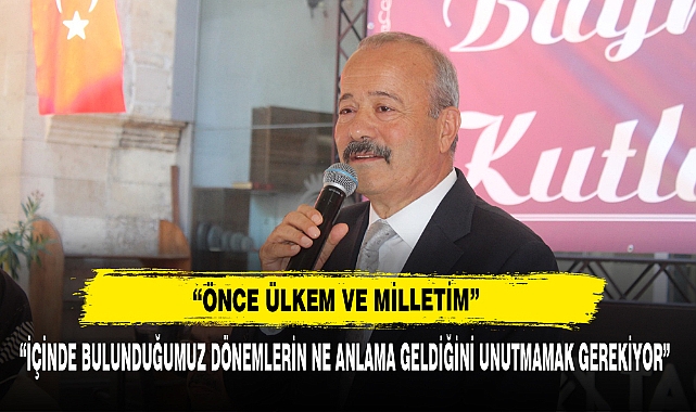 “Önce Ülkem Ve Milletim”