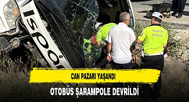 Otobüs Şarampole Devrildi Can Pazarı Yaşandı