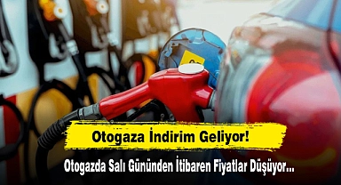 Otogaza İndirim Geliyor!