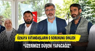 Özkaya'dan Sokak Köpekleri Sorunu ile İlgili Açıklama