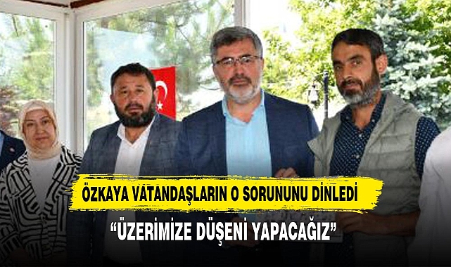 Özkaya'dan Sokak Köpekleri Sorunu ile İlgili Açıklama