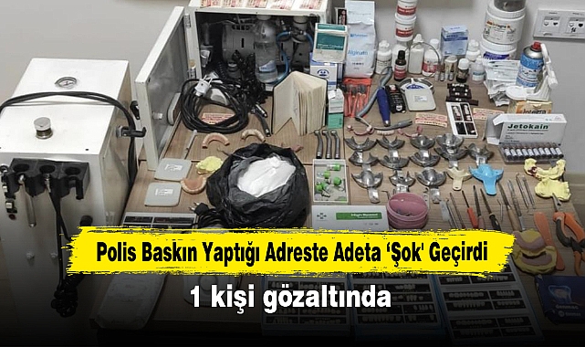 Polis Baskın Yaptığı Adreste Adeta ‘Şok' Geçirdi