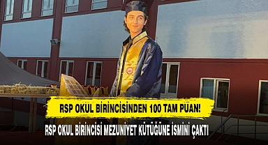 RSP Okul Birincisinden 100 Tam Puan!