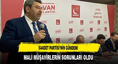 Saadet Partisi'nin Gündemi Mali Müşavirlerin Sorunları Oldu