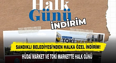 Sandıklı Belediyesi'nden Halka Özel İndirim!