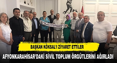 ŞEHİRDEKİ SİVİL TOPLUM ÖRGÜTÜ TEMSİLCİLERİ İLE BİR ARAYA GELDİ