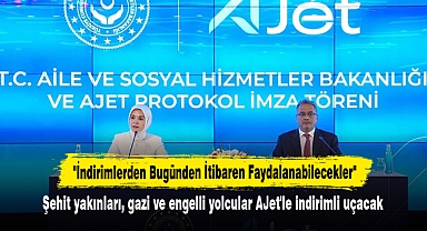 Şehit yakınları, gazi ve engelli yolcular AJet'le indirimli uçacak